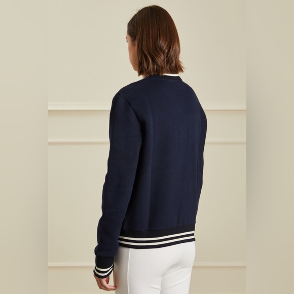 Marella Label-replaced with Intrend Cotton Jacket Size:S US 4/6 Dark Blue Spring - Picture 4 of 12